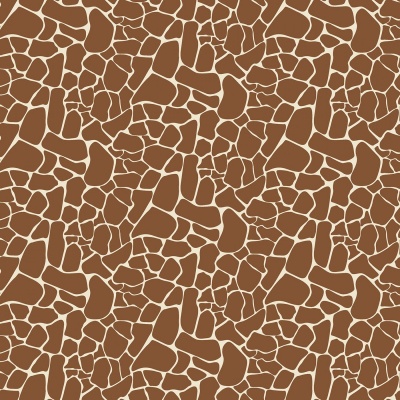 Animal Kingdom Giraffe Mini Brown Cotton