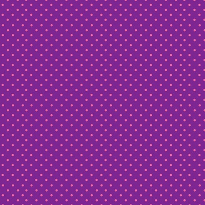 Pink Spot on Purple Cotton
