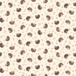 Little Fawn & Friends Hedgehogs Cream Cotton
