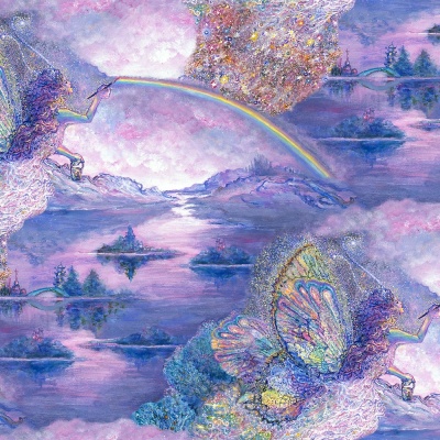 Astral Voyage Astral Rainbows Cotton
