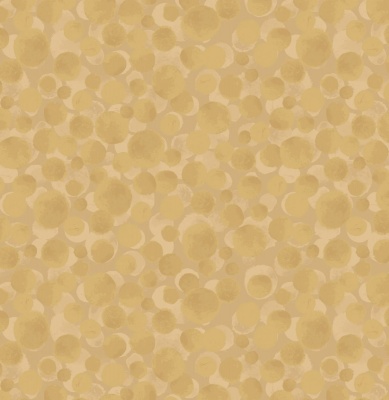 Bumbleberries Gold Metallic Cotton