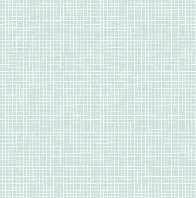 Bella Bunny & Bear, Pale Blue Check Cotton