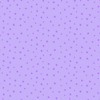 Believe Purple stars Cotton