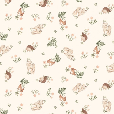 Little Forest Burrows Cream Cotton