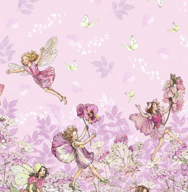 Flower Fairies Petal Border Cotton