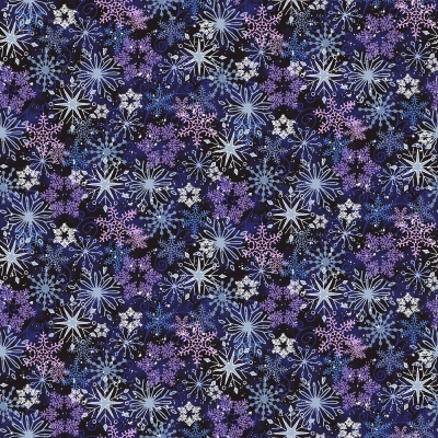 Flurry Friends Snowflake Allover Cotton