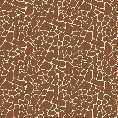Animal Kingdom Giraffe Mini Brown Cotton