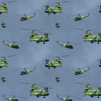 Battlezone Helicopter Sky Cotton