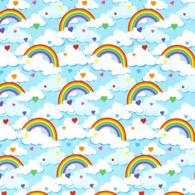 Rainbows on Sky Blue Jersey