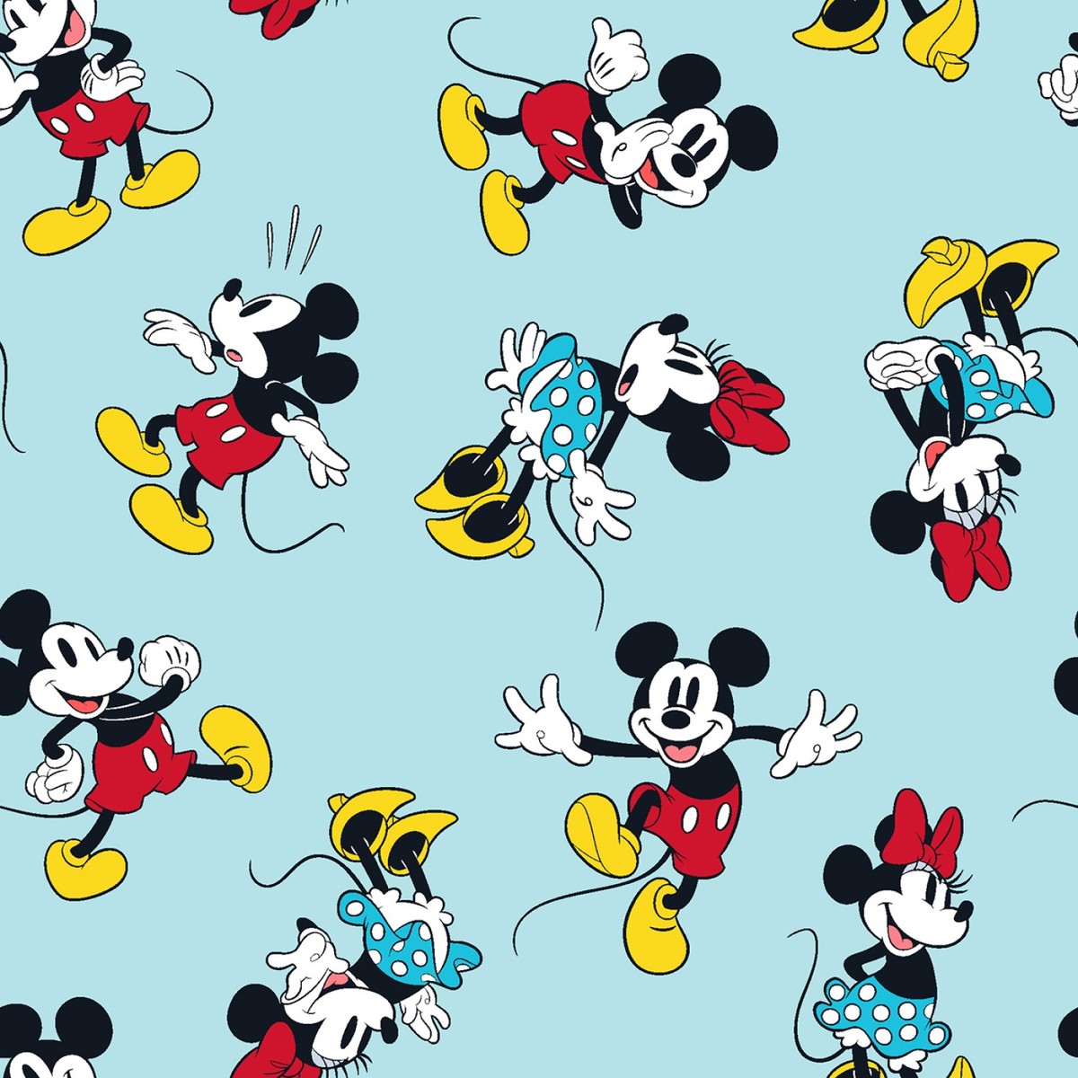 Mickey & Minnie Classic Cotton by Springs Creative
