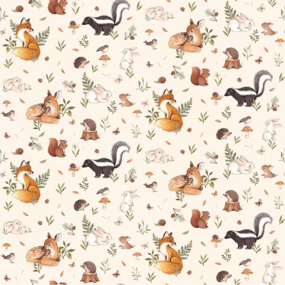 Little Fawn & Friends Friends Cream Cotton
