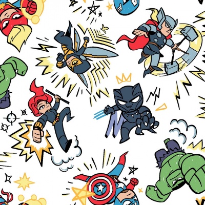 Marvel Kapow Cotton