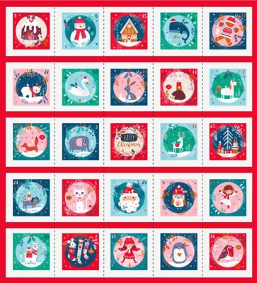 Merry & Bright Advent Calendar Panel