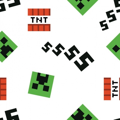 Mojang Minecraft Creeper Icons Cotton