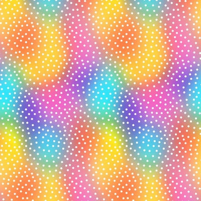 Kaleidoscope Ombre Dots Multi Cotton