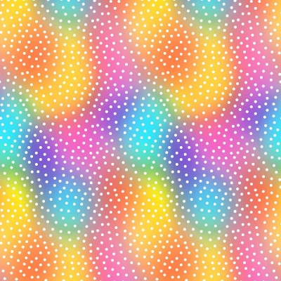 Kaleidoscope Ombre Dots Multi Cotton