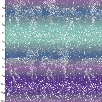 Starlight Star Unicorn Glitter Cotton