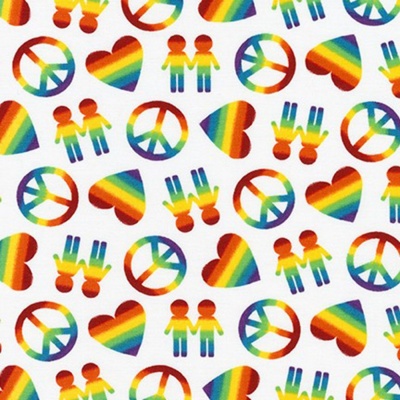 Peace, Love & Pride Cotton