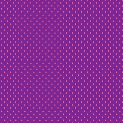 Pink Spot on Purple Cotton