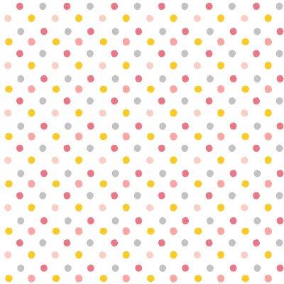 Porkopolis Multi Dots White Cotton