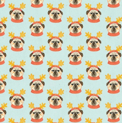Bah Hum-Pug Pug Life Cotton