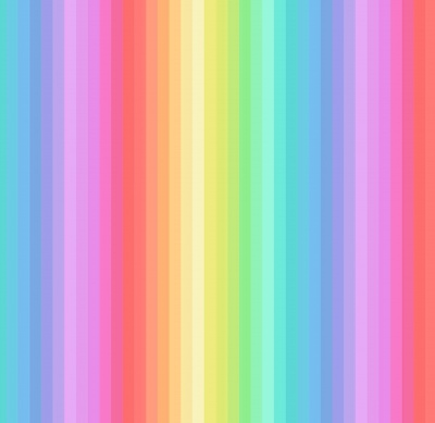 Rainbows Rainbow Pastel Stripe Digital Cotton