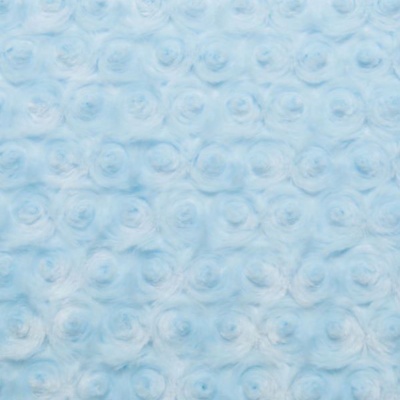 Luxe Cuddle Rose Plush Baby Blue
