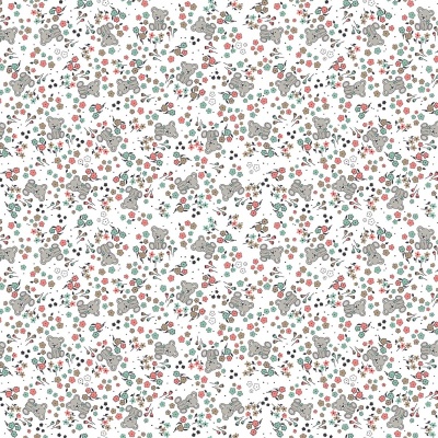 Sleep Tight Garden White Cotton Sparkle