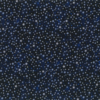 Solar Glitter Stars Cotton Metallic