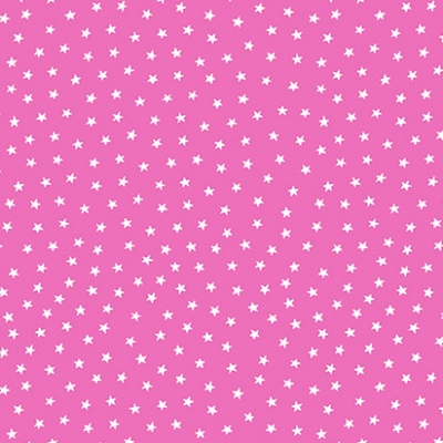 Star Bright Hot Pink Cotton