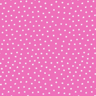 Star Bright Hot Pink Cotton