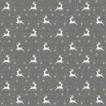 Scandi 21 Reindeer Grey Cotton