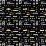 Black Batman Icons Cotton