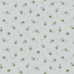Bumble Bee Light Grey Cotton