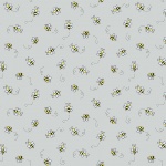 Bumble Bee Light Grey Cotton