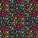 Tie Dye Groovy Bubble Dots Cotton