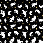 Boo Ghosts Glow in the Dark Cotton
