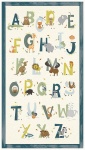 Animal Alphabet Blue Panel
