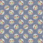 Blue Star Wars Mandalorian Baby Yoda Toss cotton