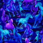 Running Midnight Horses Cotton