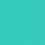 Blue Spot on Turquoise Cotton