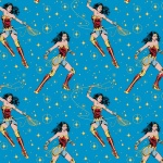 Blue Wonder Woman 1984 Cotton