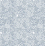 Bunny Hop Mini Bunny Floral on Light Denim Cotton