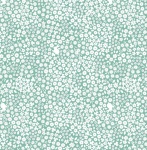 Bunny Hop Mini Bunny Floral on Spring Green Cotton