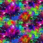 Rainbow Celestial Space Cotton