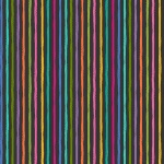 Katie's Cats Chalky Stripe Grey Cotton