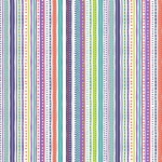 Dino Loose Stripe Lilac Cotton