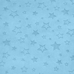 Star Embossed Baby Blue Plush