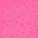 Star Embossed Fuchsia Plush