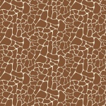 Animal Kingdom Giraffe Mini Brown Cotton